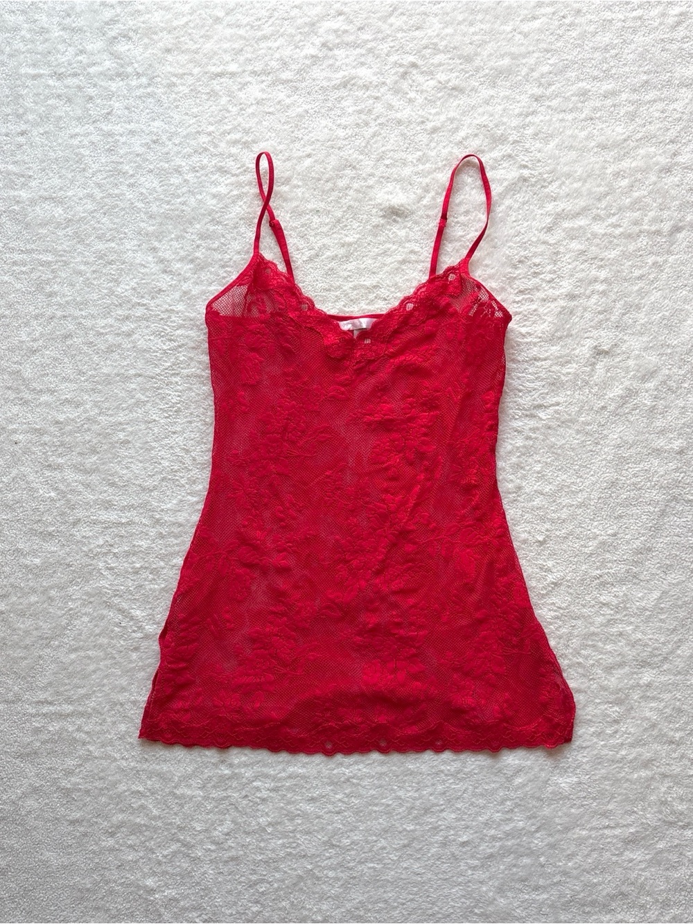 Victoria’s Secret Red Lace Camisole